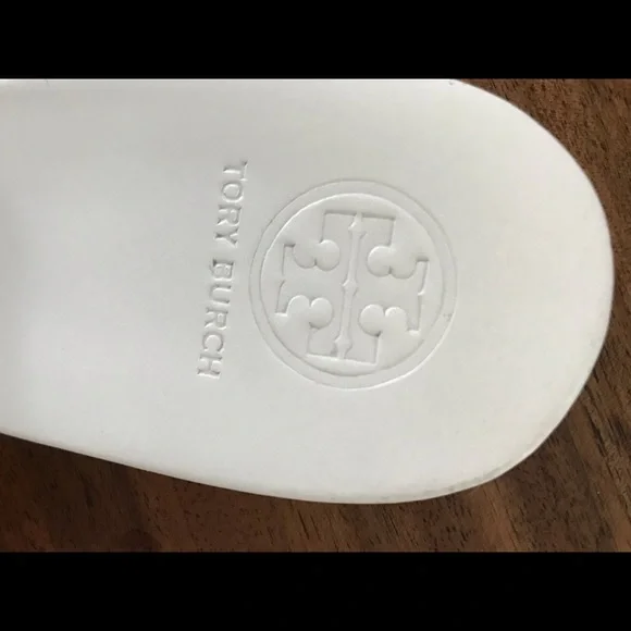 Tory Burch White Strappy Pointed Toe Flats - Picture 4 of 10